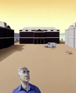 Paul Dikker: Right is right, olje p&aring; lerret